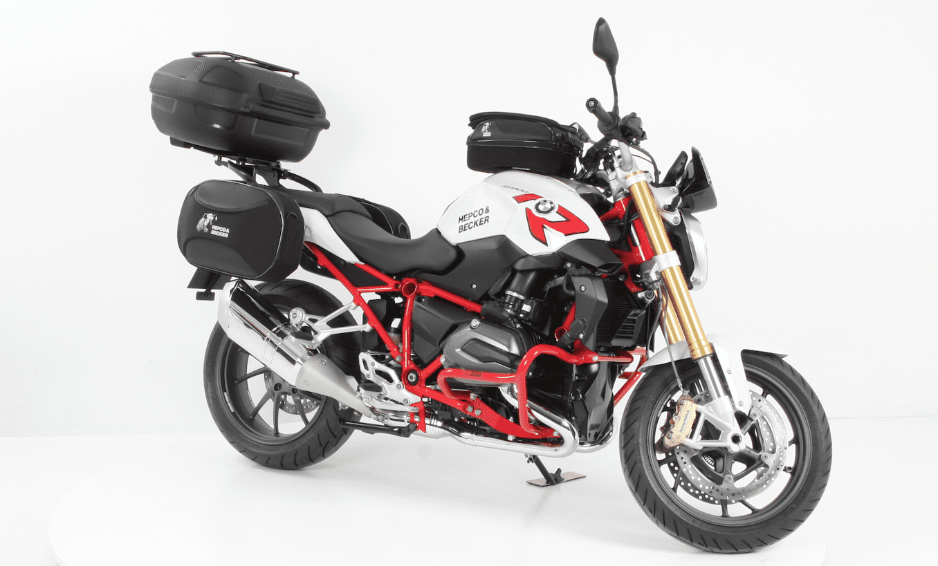 C-Bow zijdrager zwart voor BMW R 1200 R LC (15-18) Hepco & Becker