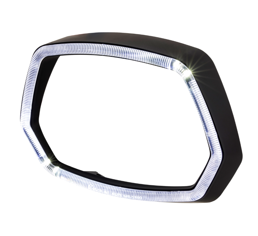Lampring LED-lichtring voor Vespa Sprint 50cc 2T/4T, mat zwart
