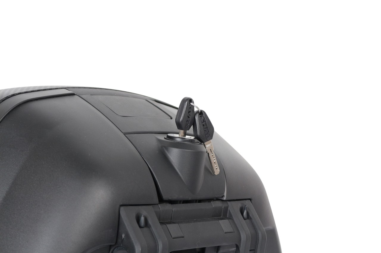 Shad set zijkoffers SH35, aluminium / zwart, 35 l