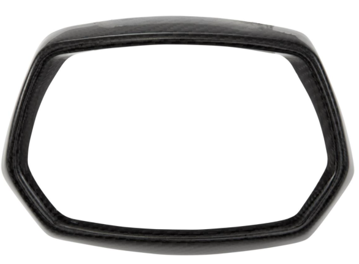 Lamp ring zwart voor Vespa Sprint 50-150ccm 2T/4T ('13-'18), Carbon