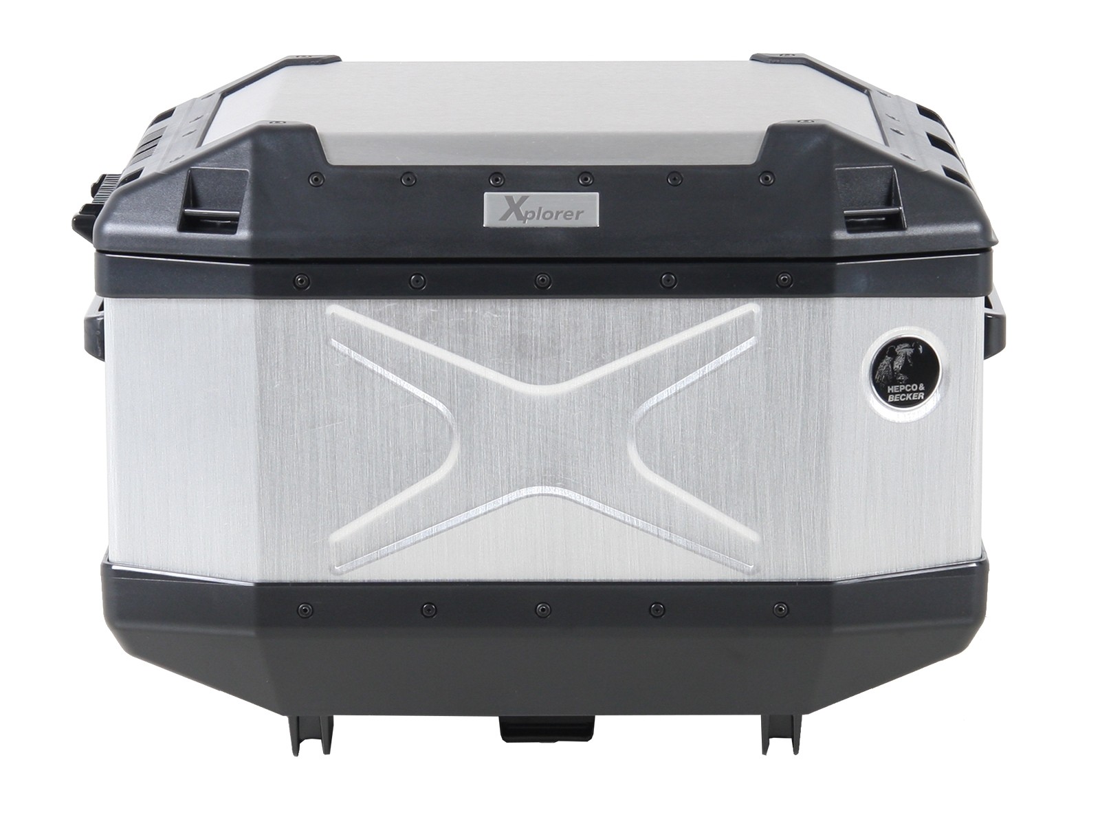 Topkoffer Alu Xplorer 45 zilver Hepco & Becker