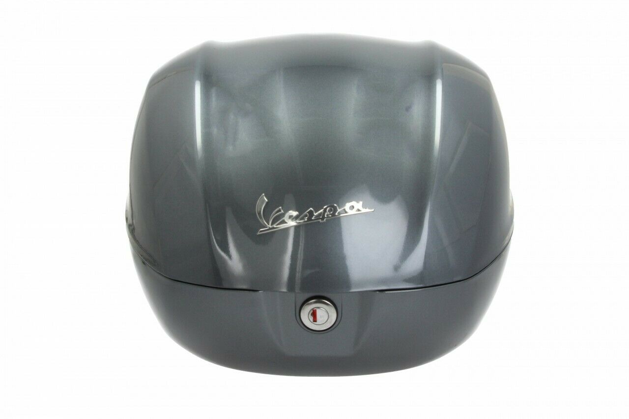 Vespa-topkoffer 32 l glanzend grijs G03 zonder rugleuning