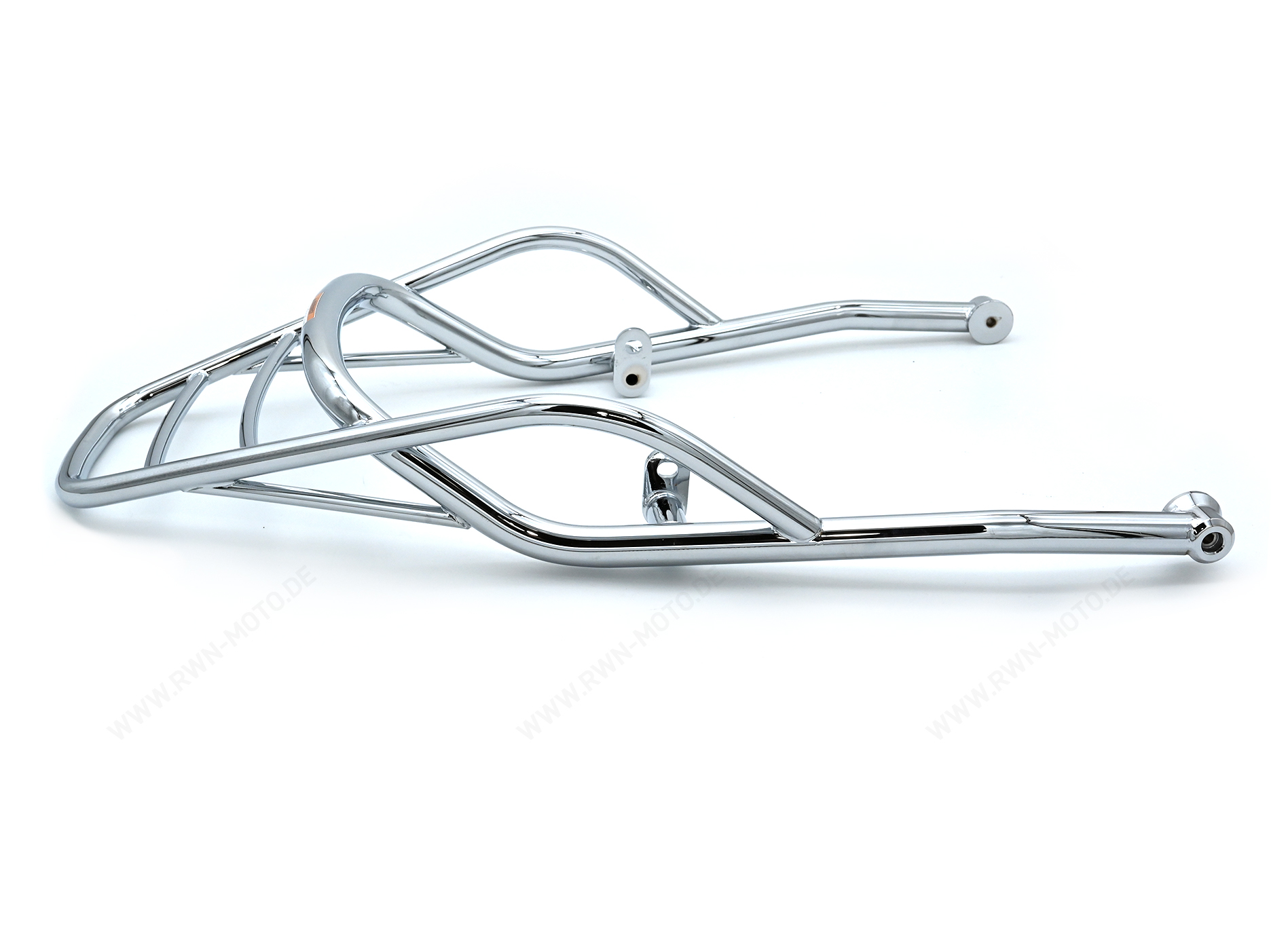 Bagagerek, achter, chroom, stijf voor Moto Guzzi V7 850 2021-