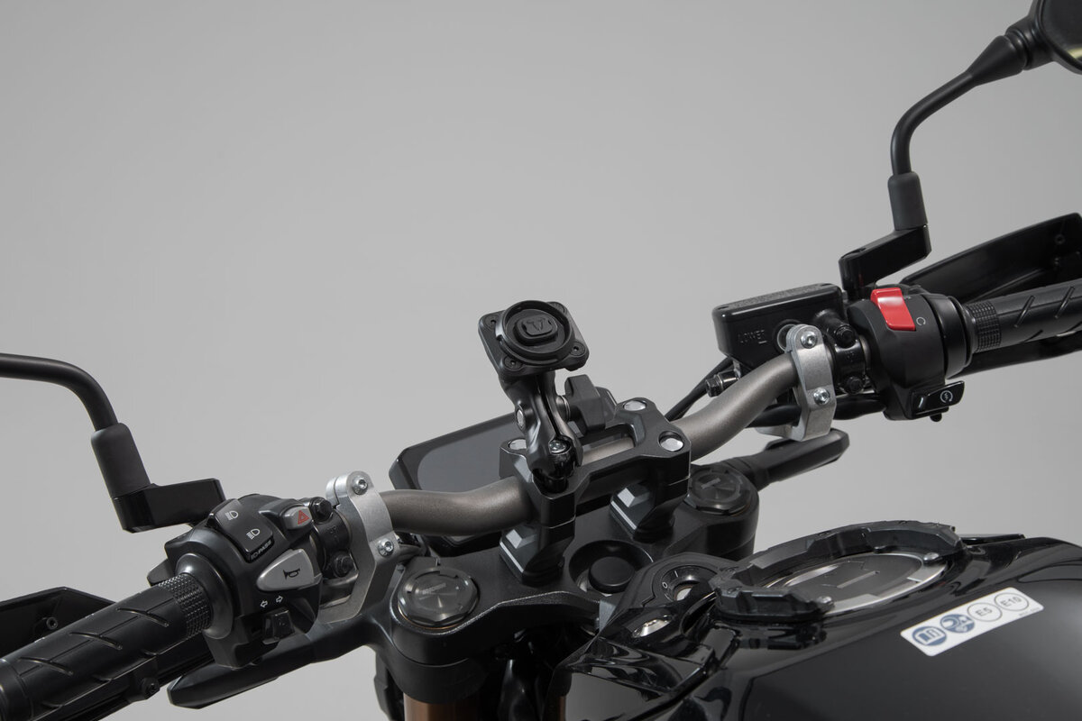 SW-Motech Navigatiebevestigingsset T-Lock met telefoonhoesje voor Ducati Multistrada 1200 /S /Enduro - SW Motech