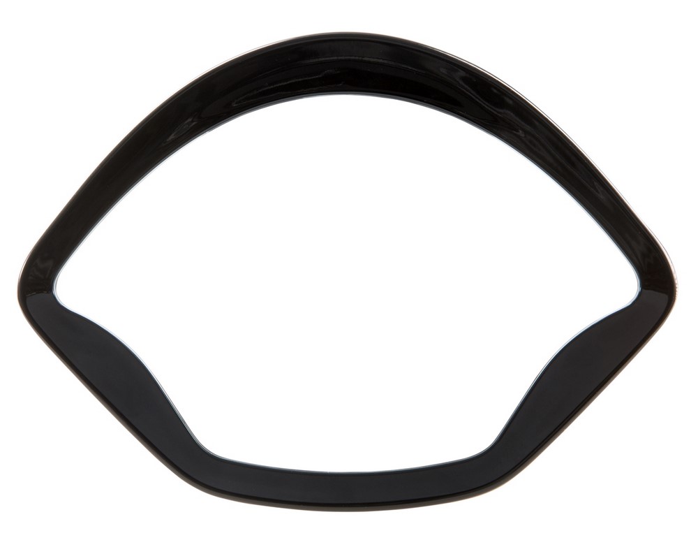 Decoratieve ring snelheidsmeter voor Vespa GTS/GTS Super 125-300cc ('14-), glanzend zwart