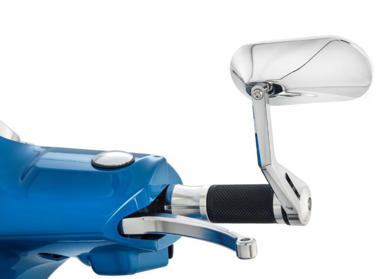 Spiegelgatdeksel links & rechts voor Vespa, chroom