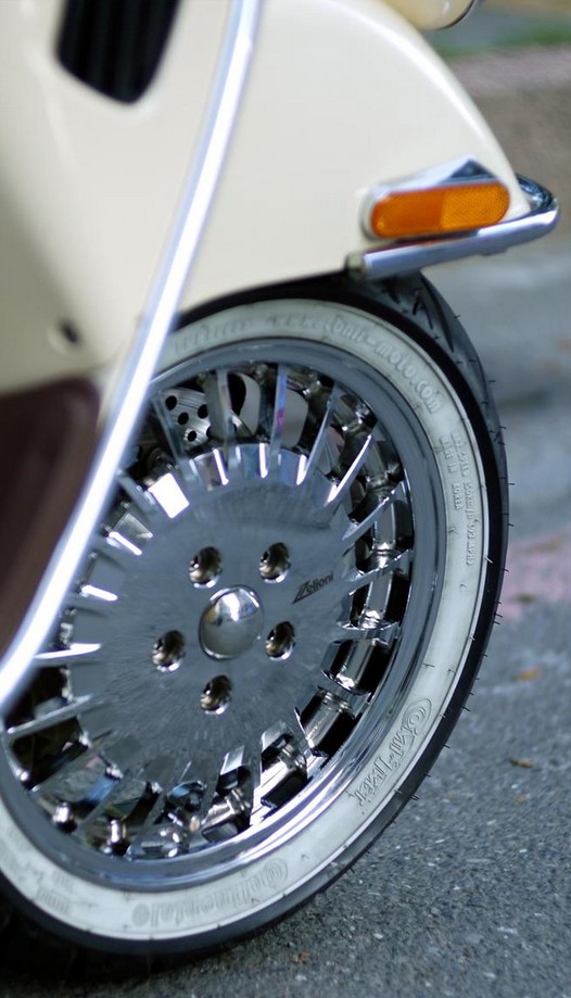 Velg voor/achter voor Vespa GTS/GTS Super/GTV/GT 60/GT/GT L/946 125-300ccm, zilver