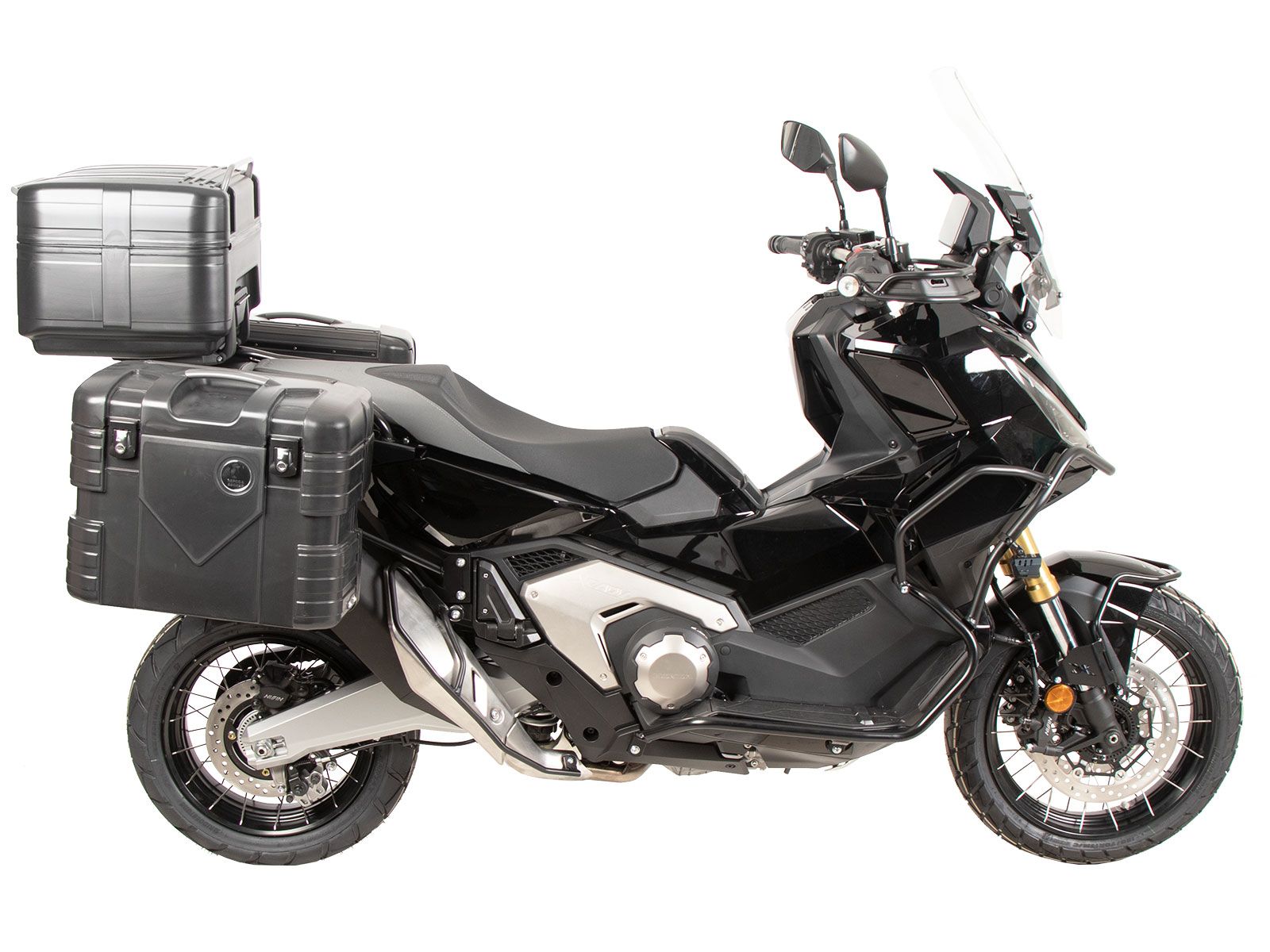 Zijkofferdrager vast zwart voor Honda X-ADV (25- ) Hepco & Becker