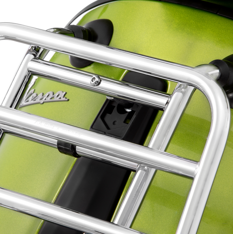 Bagagerek vooraan voor Vespa Primavera /Sprint /Elettrica 50-150ccm, opvouwbaar, chroom