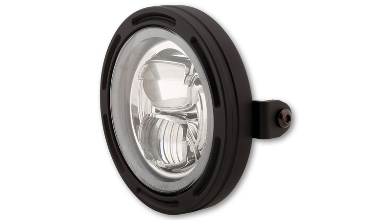 HIGHSIDER pro 5 3/4 inch koplampframe-R2 Type 7 LED Zwart Zijmontage
