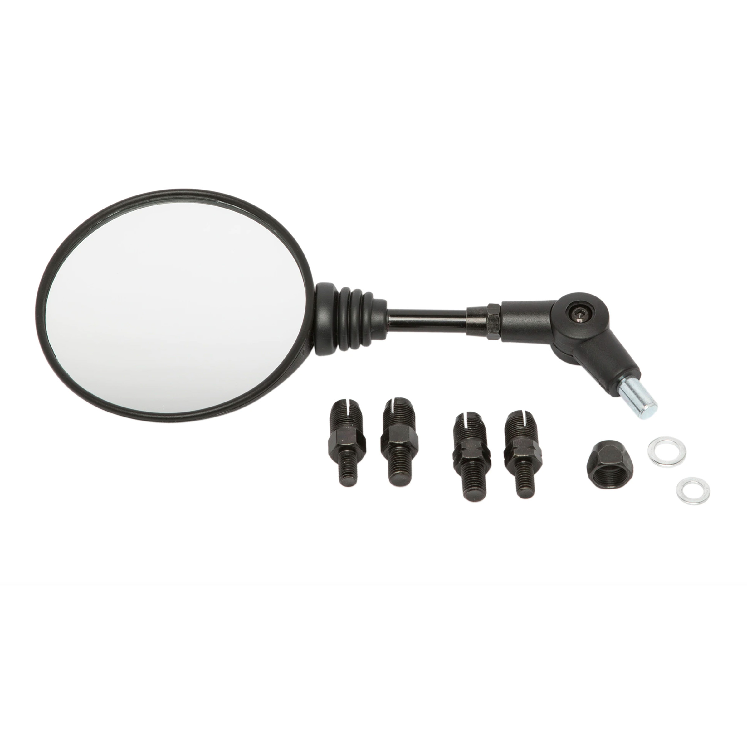 Inklapbare achteruitkijkspiegel zwart Moto Guzzi V85 TT / Aprilia Tuareg 660/Fabriek, RX50 Fabriek, SX50/Fa