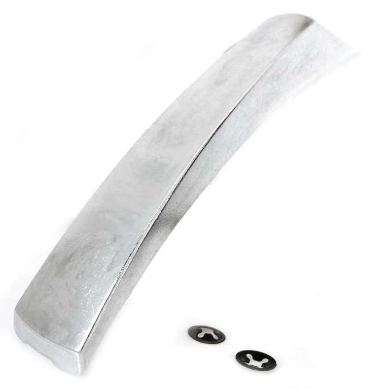 Spatbordnippel hoekig FA ITALIA voor Vespa PX 80-200ccm, mat aluminium