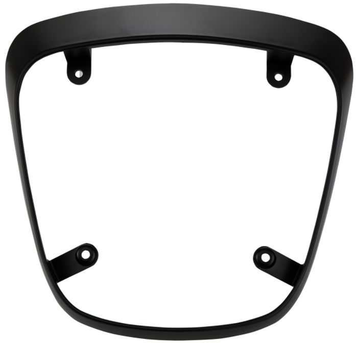 Frame-achterlicht voor Vespa Primavera/Sprint 50-150cc ('18-), zwart mat