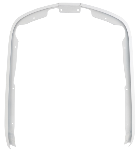 Mono slot buis beenschild wit voor Vespa Primavera/Sprint 50-150ccm