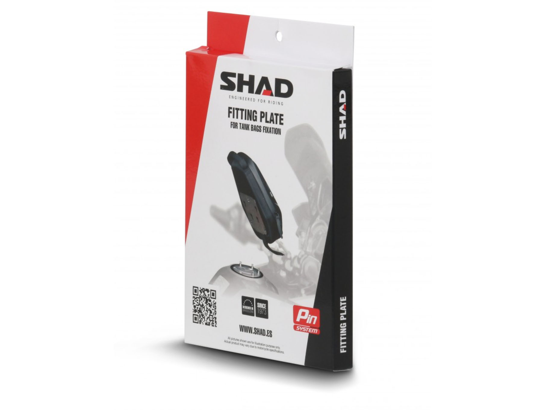 Shad base Honda CB / CBF / CBR / VFR / Deauville voor tanktas met PIN systeem X019PS