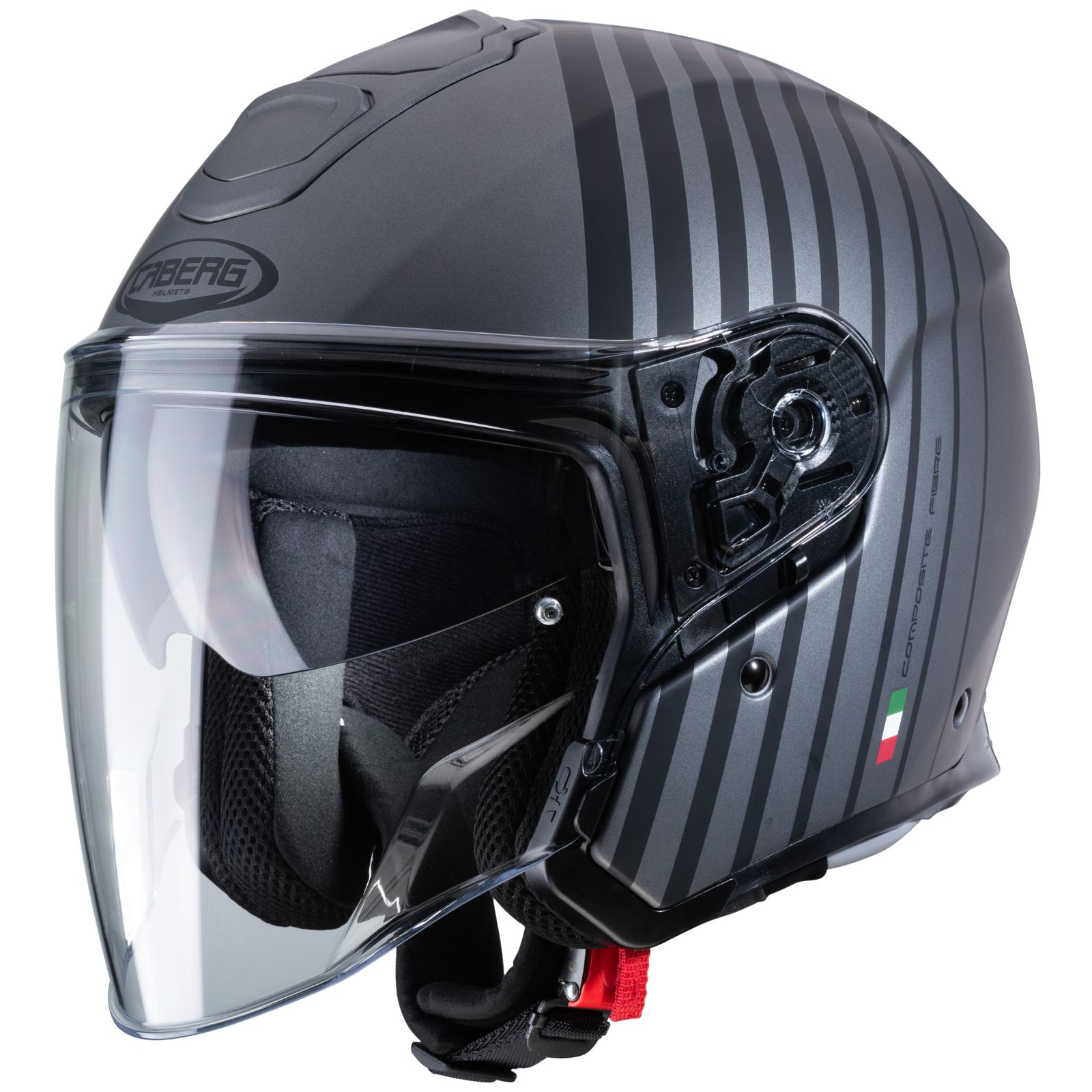 Caberg Helm Flyon Bakari, mat-gun/zwart