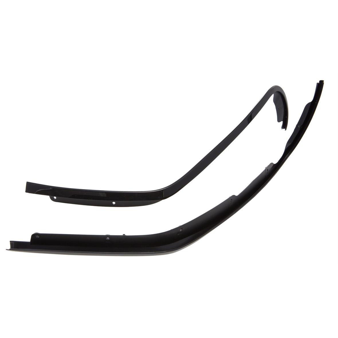 Mono slot buis beenschild zwart mat voor Vespa Primavera/Sprint 50-150ccm