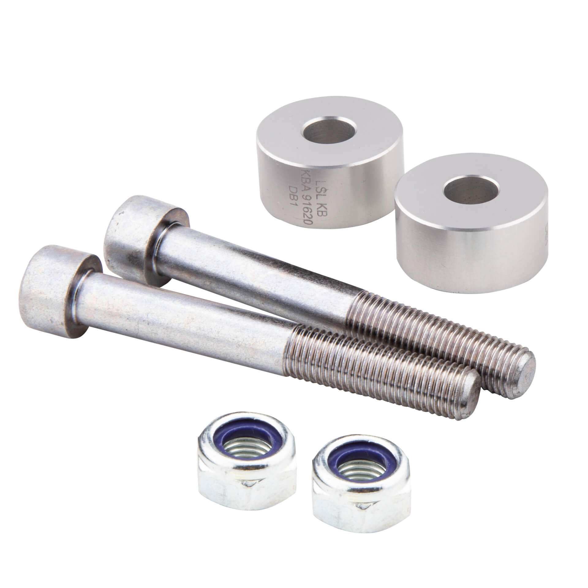 LSL Klemmbockerhöhung 15 mm, Schraubenlänge 85 mm, silber