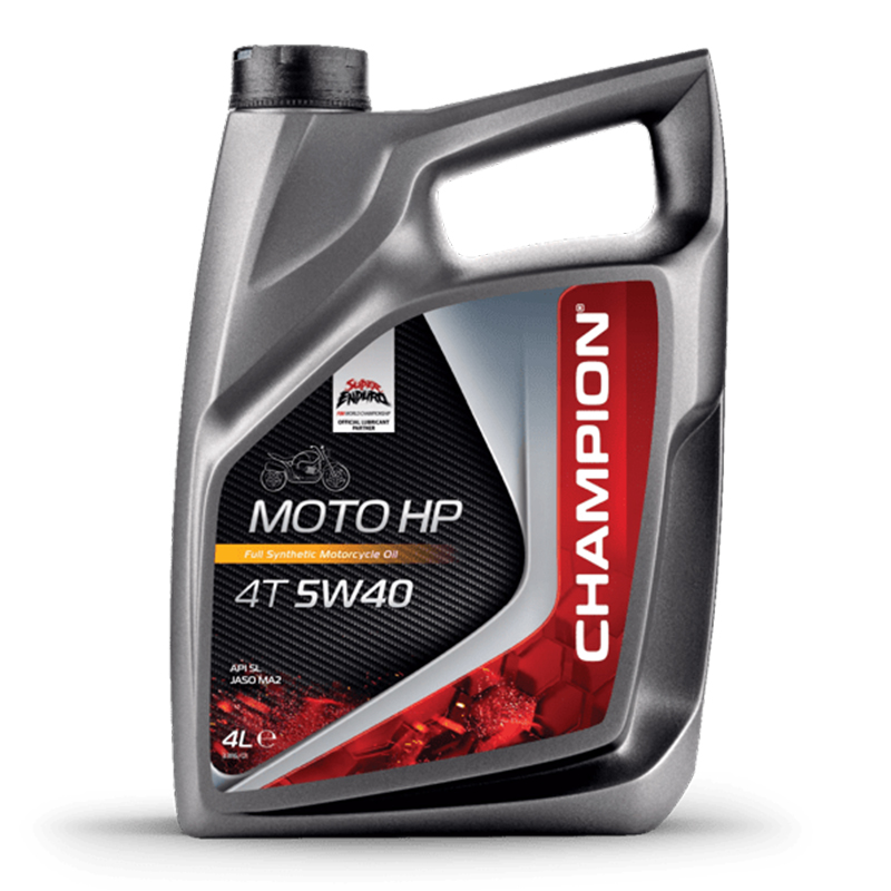 CHAMPION® Moto HP 4T 5W-40 motorolie - 4 liter