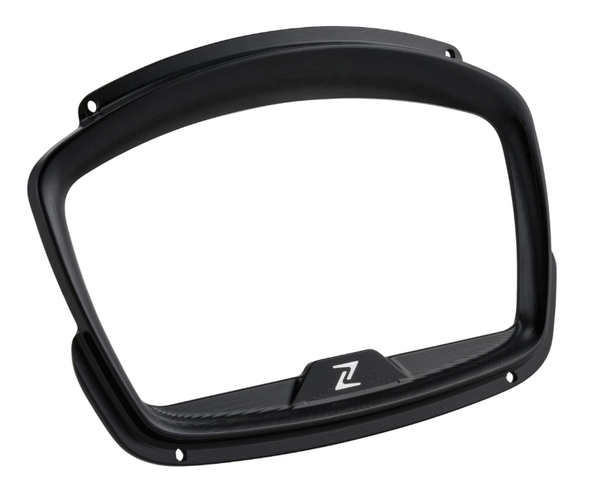 Decoratieve ring snelheidsmeter voor Vespa GTS Supertech HPE 125/300 ('19-), glanzend zwart