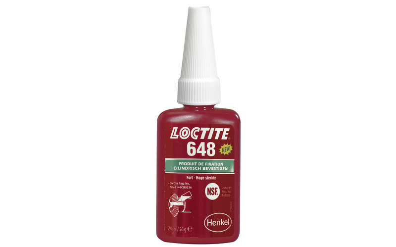 Loctite 648 Buslagerlijm - flesje van 24 ml