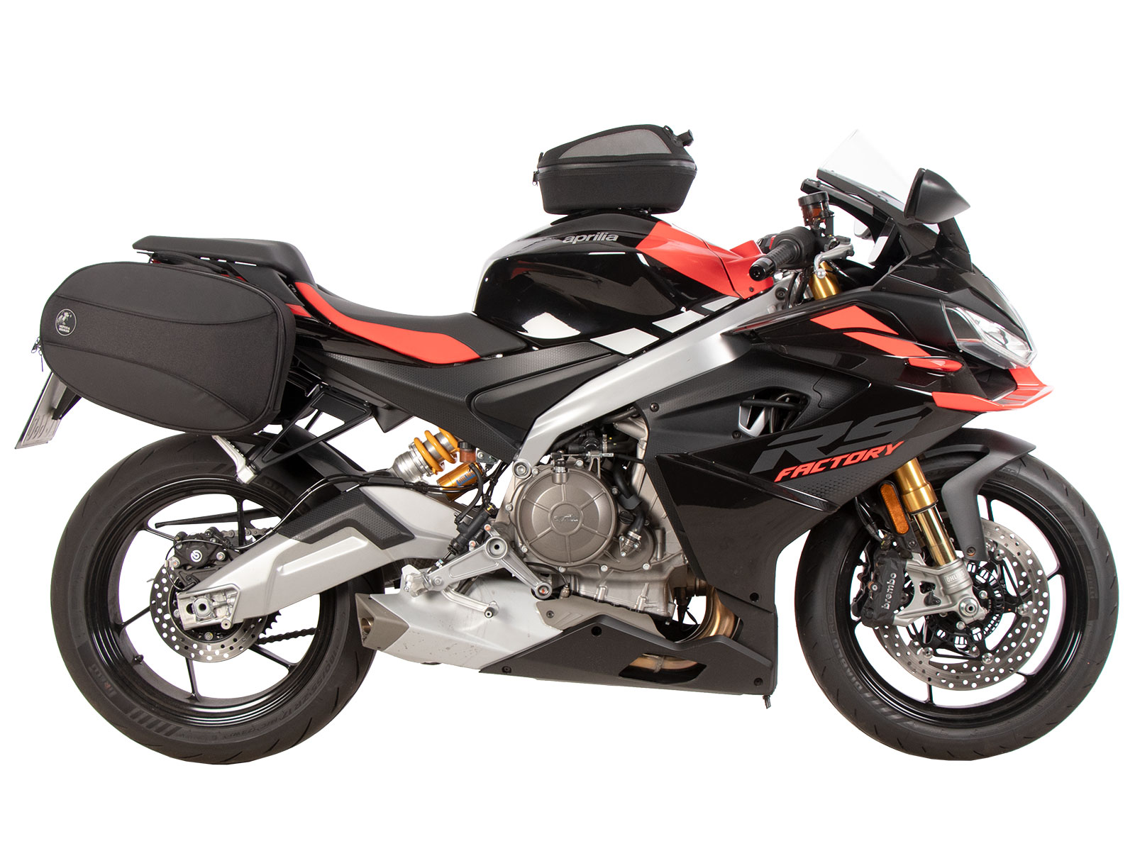 C-Bow zijdrager zwart voor Aprilia RS 660 / Factory (25-) Hepco & Becker