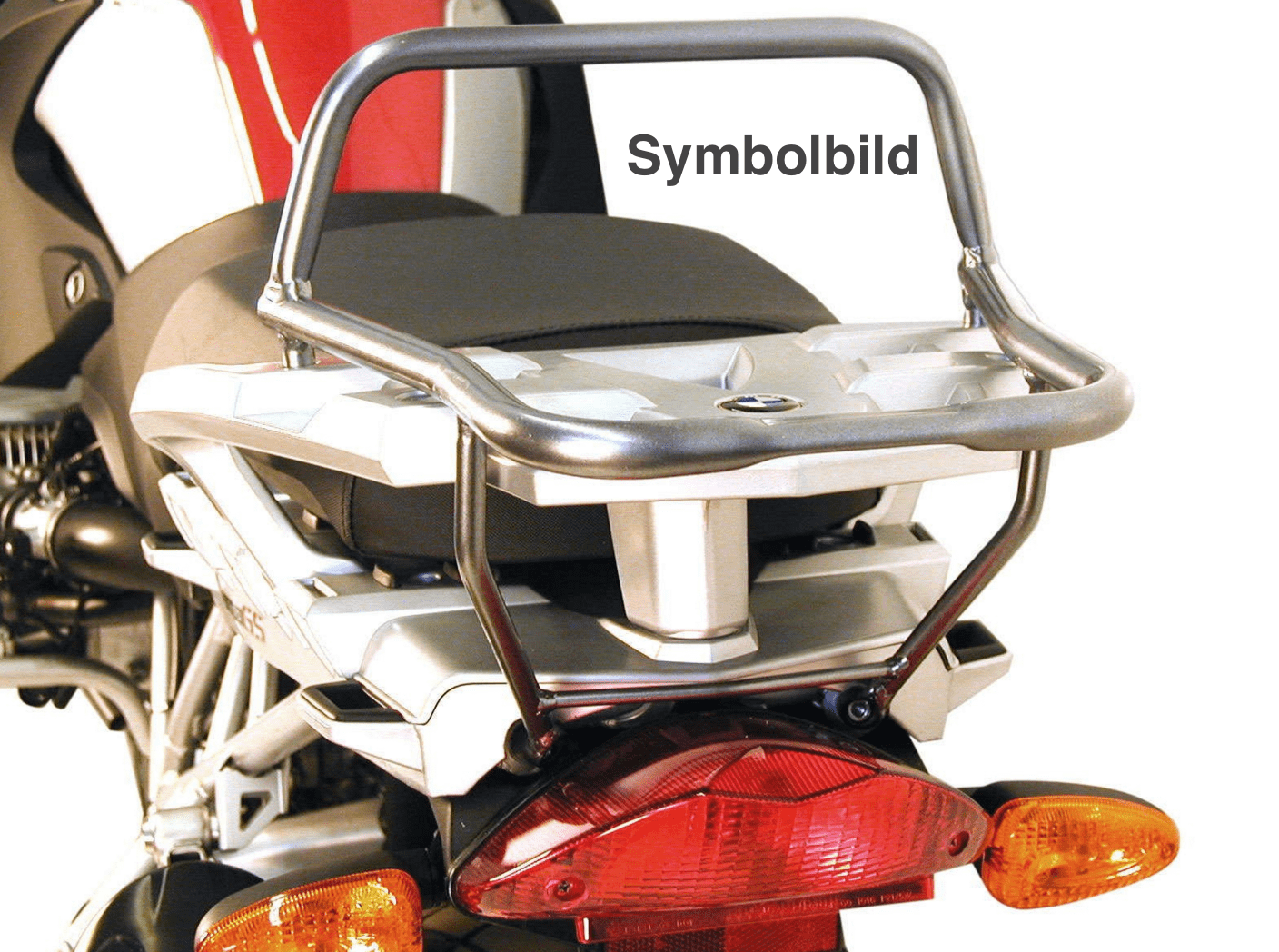 Buisvormige bagagedrager topkoffer zwart voor BMW R 1200 GS (04-07) Hepco & Becker