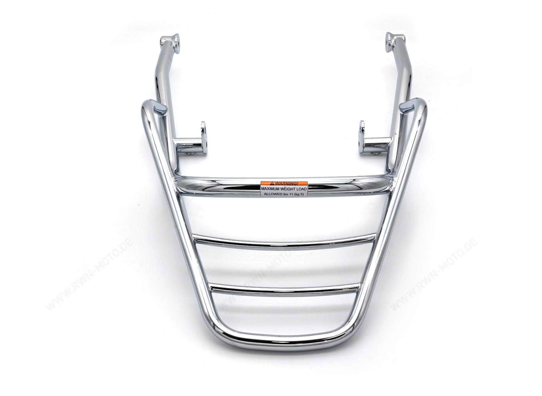 Bagagerek, achter, chroom, stijf voor Moto Guzzi V7 850 2021-