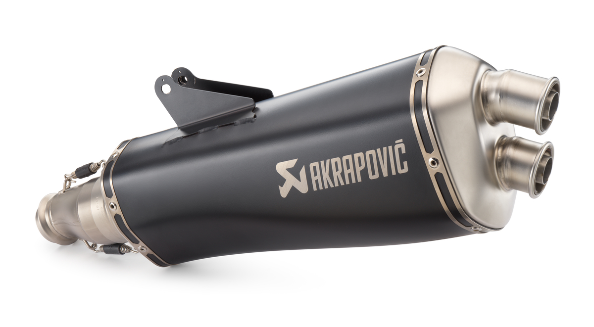 Akrapovic Slip-On LINE uitlaatsysteem zwart voor 690 Enduro / SMC (Bj.19-)