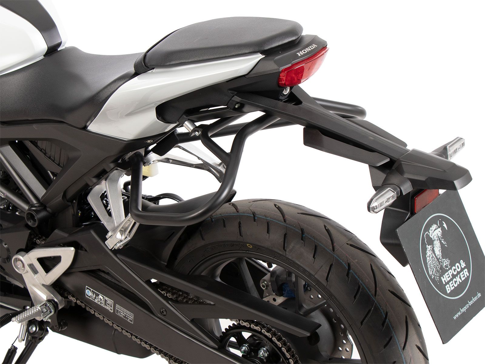 Achterbeschermbeugel zwart voor Honda CB 125 R (18-24) Hepco & Becker