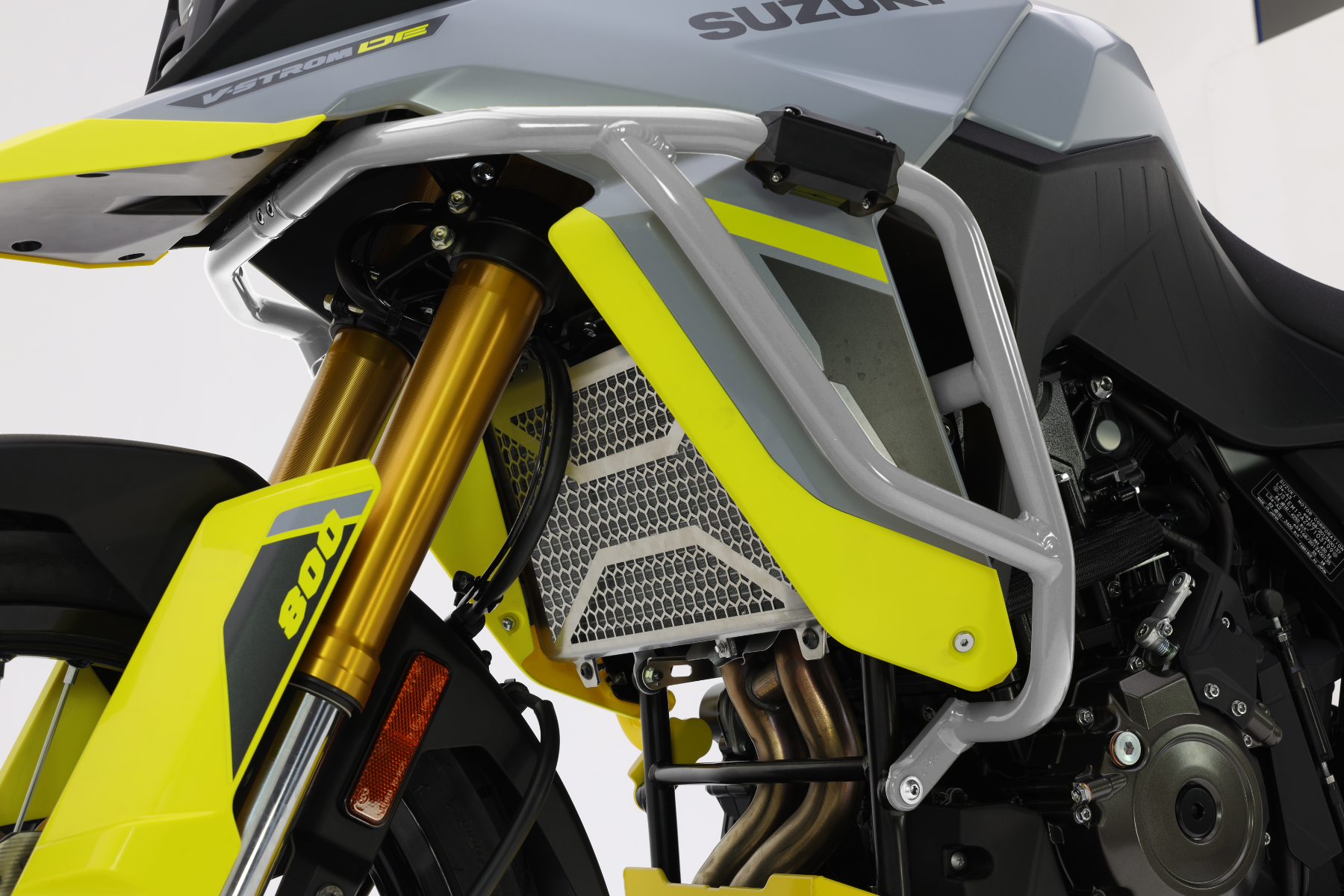 Crashbeugel grijs aluminium voor Suzuki V-Strom 800 DE (23-)