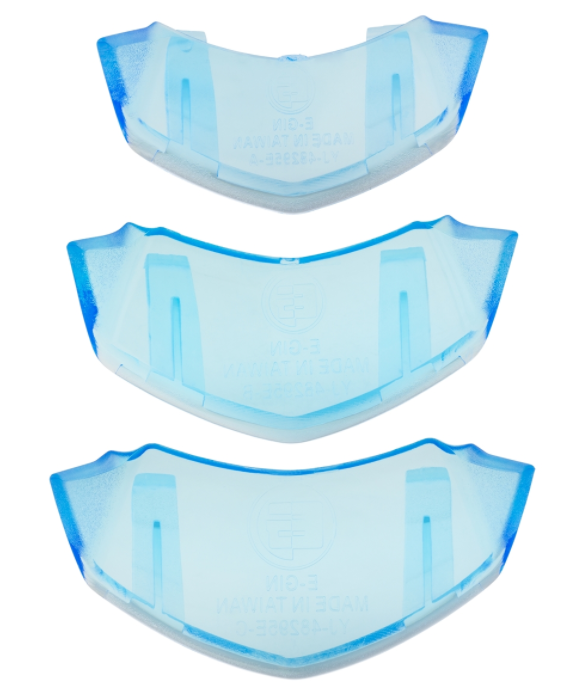 Cascade inzetstuk blauw transparant voor Vespa Primavera/Sprint 50-150cc ('18-)