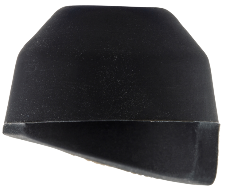 Rubberen spiegel, links voor Vespa GTS/GTS Super 125-300cc ('17-), zwart