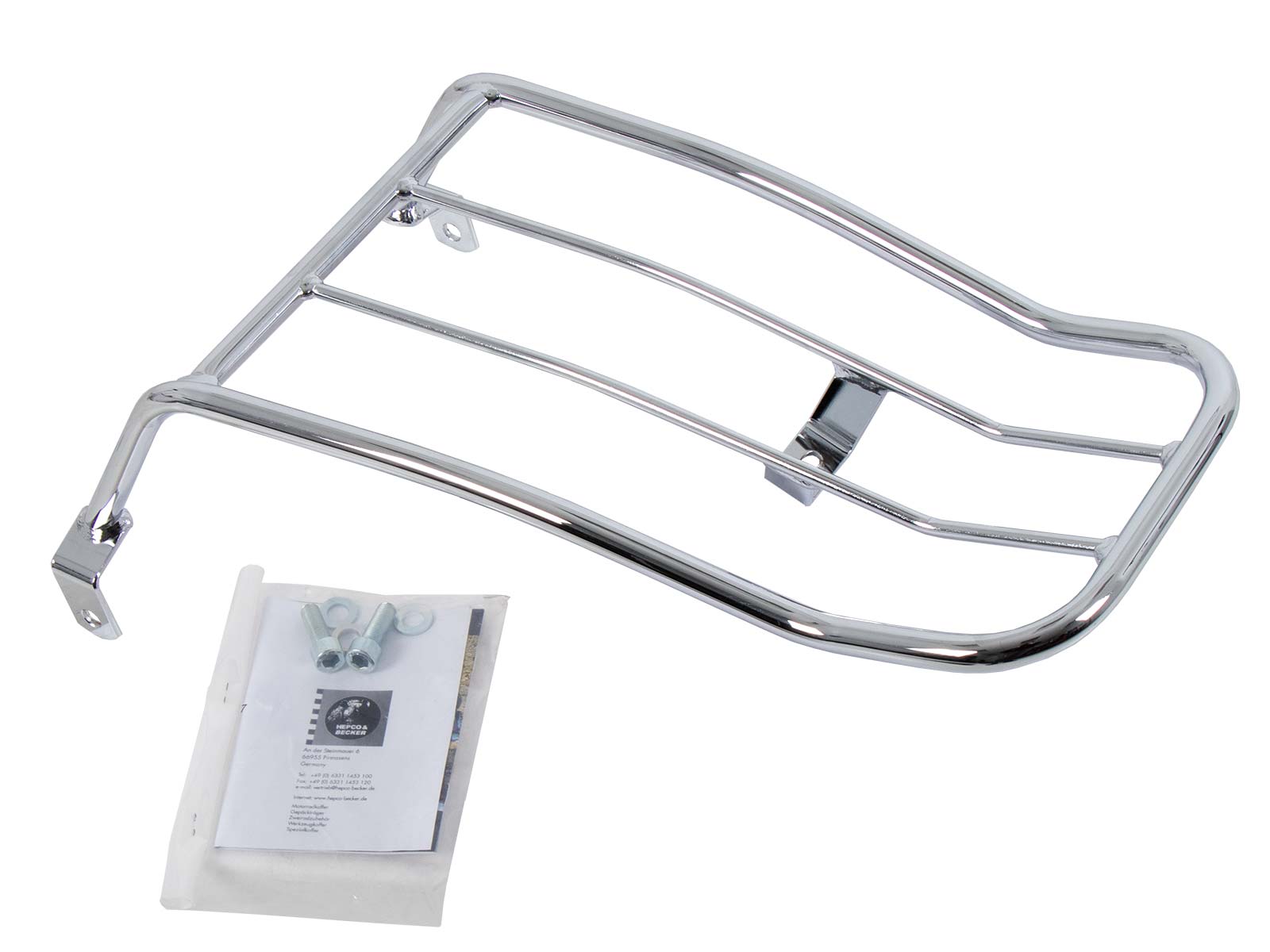 Solorack zonder rugleuning chroom voor Honda VT 750 C2 (97-03) Hepco & Becker
