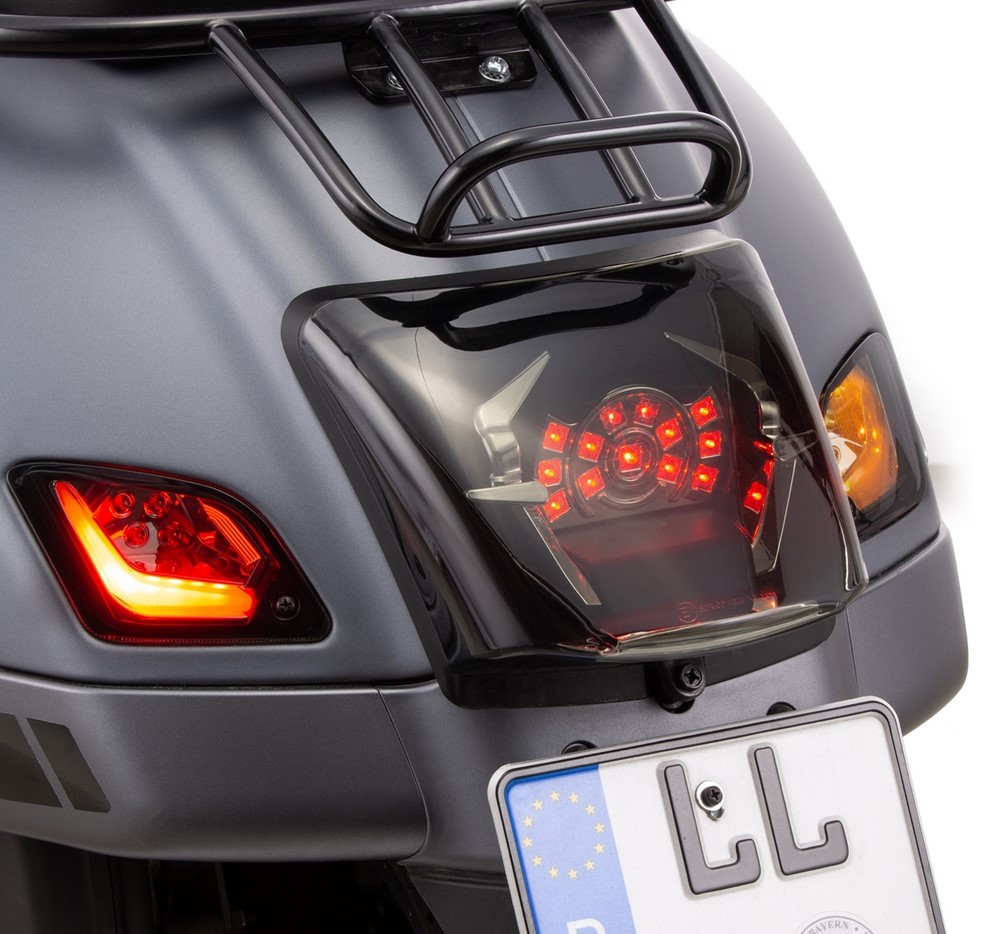 Set achterste richtingaanwijzers links/rechts voor Vespa GTS/GTS Super/GTV/GT 60/GT/GT L ('03-'13), getint