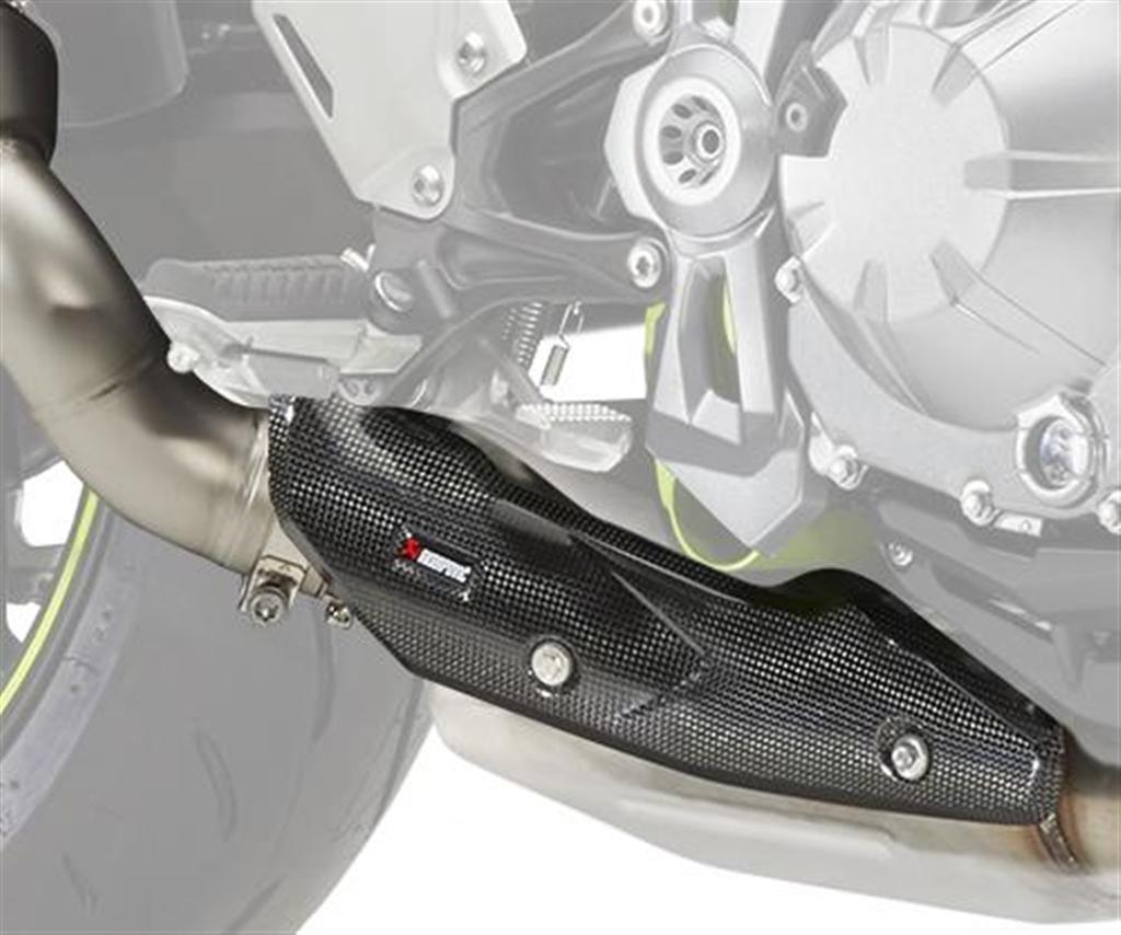 Akrapovic Koolstof hitteschild voor Z 900 /70kW /SE (17-24)