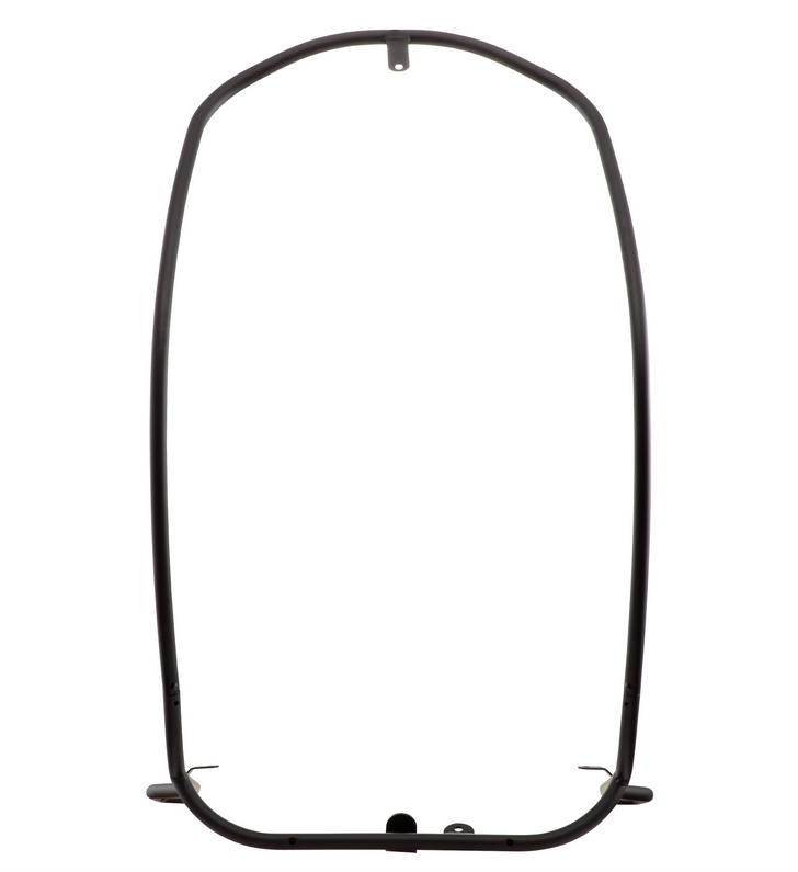 Valbeugel beenschild voor Vespa Primavera /Sprint 50-150cc, mat zwart