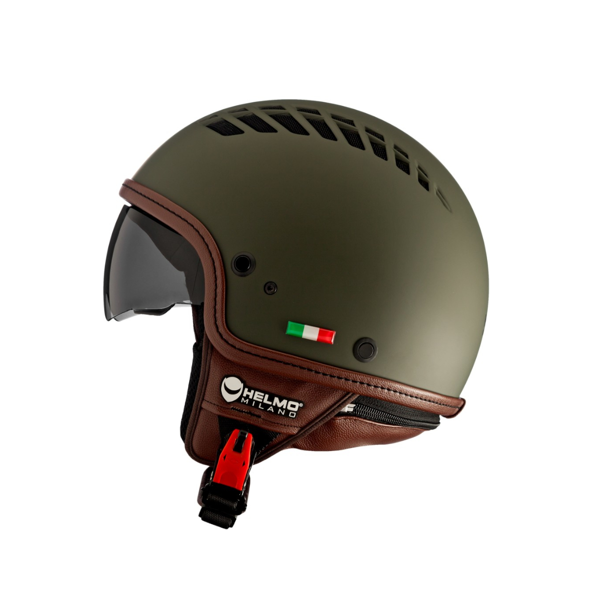 Helmo Milano Demi Jet, ViaColVento, groen, mat
