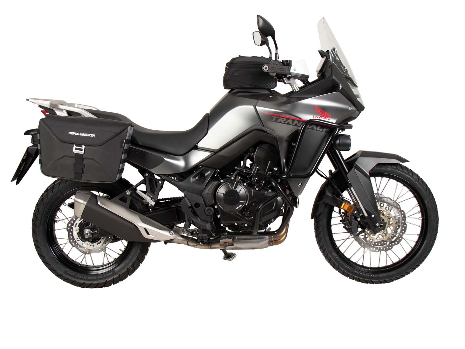 C-Bow zijsteun zwart voor Honda XL 750 Transalp / E-Clutch (25-) Hepco & Becker