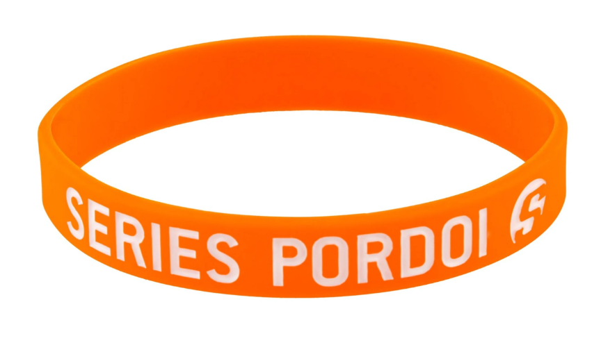 SERIES PORDOI" elastiek voor spatbordnippel, oranje
