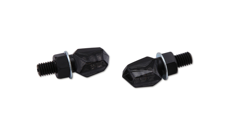 HIGHSIDER Smart Tiny LED-knipperlichtbehuizing zwart / lens rookgrijs (paar), achterkant