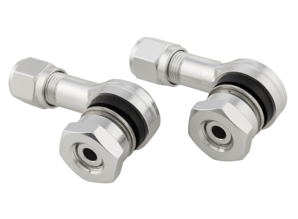 Ventielkern voor binnenbandloze band/velg 80°, zilver geanodiseerd