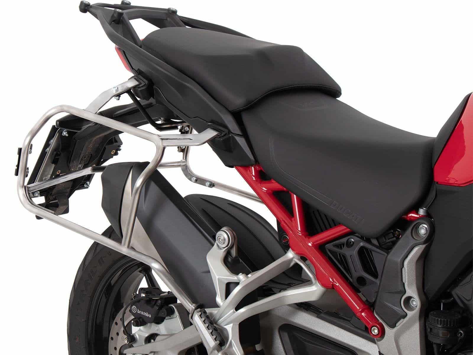 Cutout zwarte bagagedrager set voor Ducati Multistrada V4/S/S Sport/Pikes Peak (21-24) /Rally (23-24)