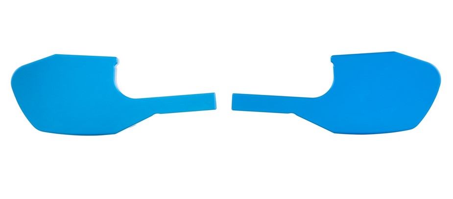 Voetsteun adapter achterbank voor Vespa GTS/GTS Super/GTV/GT 60/GT/GT L 125-300ccm, mat blauw