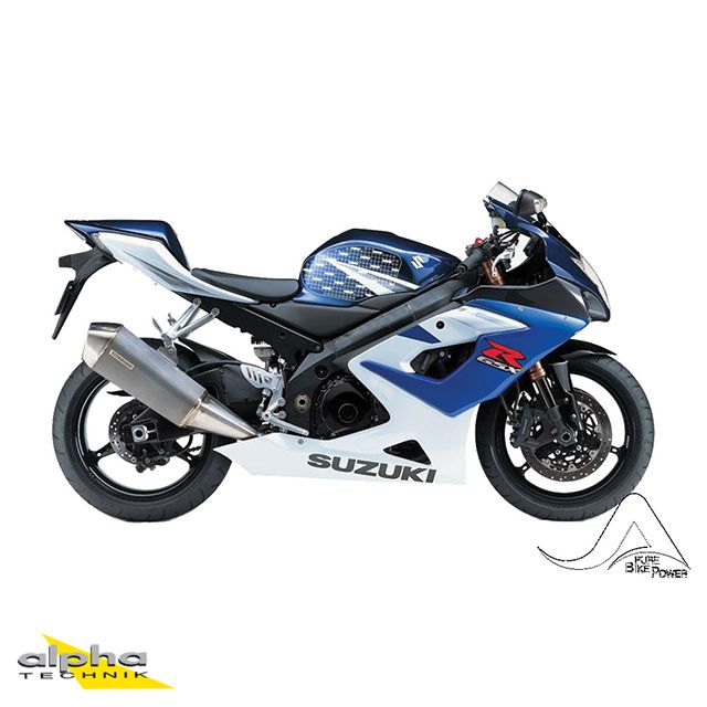 Stompgrip helder Volcano voor Suzuki GSXR1000, 2005-2006