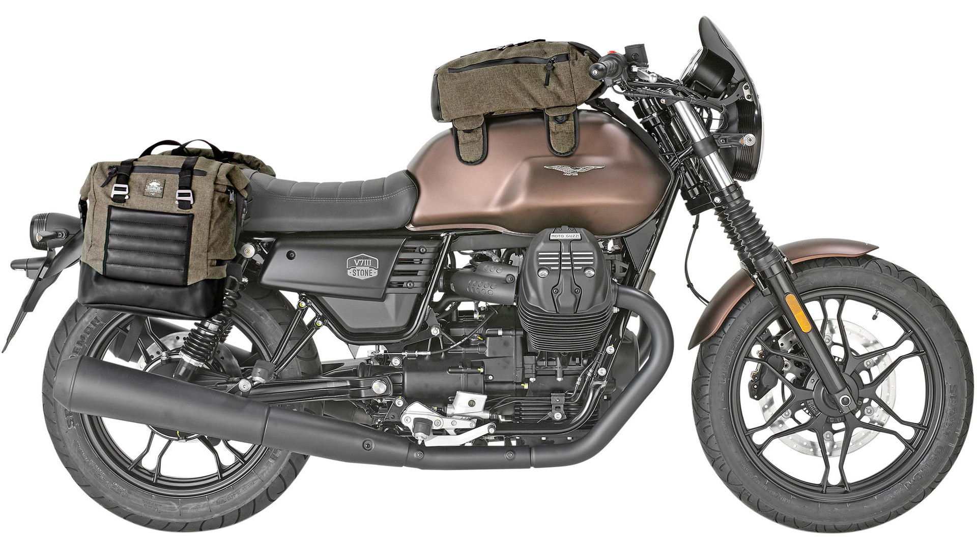 Café Racer zadeltassen / zijtassen "Rambler" - RB100 voor BMW R nineT (Bj.14-), Pure / Urban G/