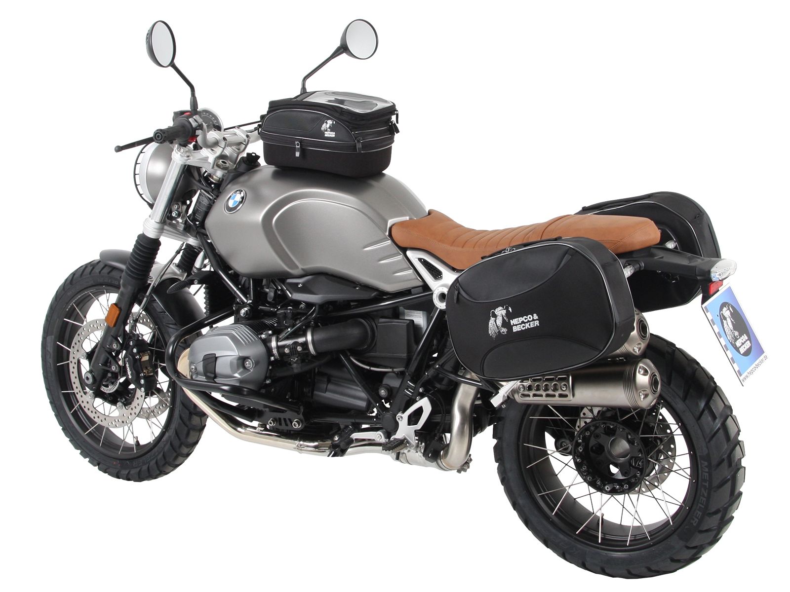 Basistankring incl. tanktasvergrendeling voor BMW R nineT Scrambler (16-23) Hepco & Becker