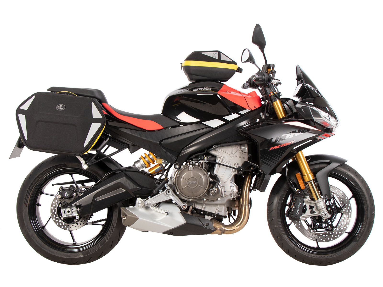 C-Bow zijdrager zwart voor Aprilia Tuono 660 Factory (2022-) Hepco & Becker