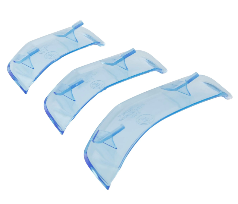 Cascade inzetstuk voor Vespa GTS/GTS Super/GTV HPE 125-300cc ('19-22), blauw transparant