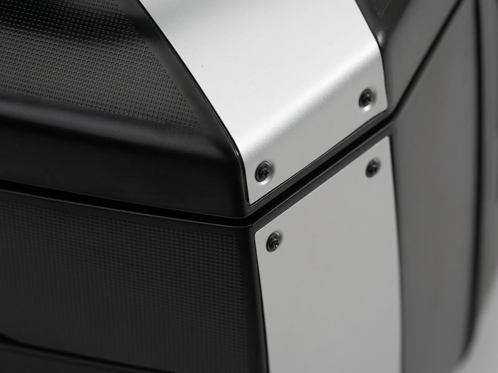 Smartrack-set incl. Xcore-topkoffer 40 zilver/zwart voor BMW R 12 G/S (25-) Hepco & Becker